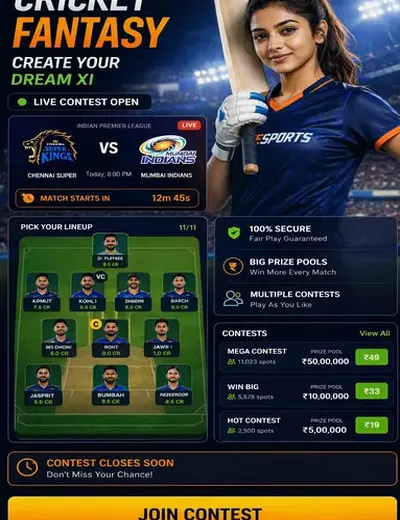 Wwwbg8 (www bg 8) fantasy cricket & matchday visual 3